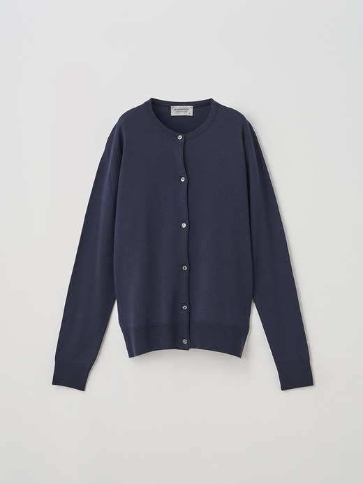 レディース 30G 長袖 カーディガン／MILLY【MODERN FIT】 詳細画像 MIDNIGHT 1
