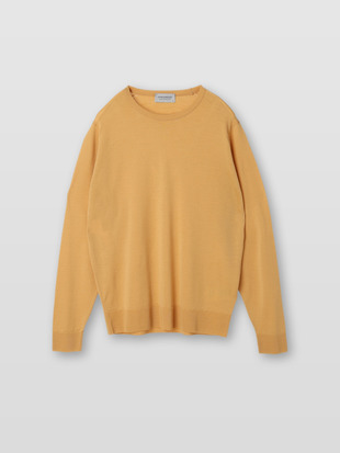 メンズ 30G 長袖 クルーネックニット／SCANLAN【MODERN FIT】