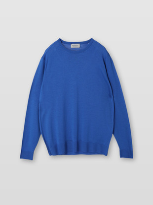 メンズ 30G 長袖 クルーネックニット／SCANLAN【MODERN FIT】