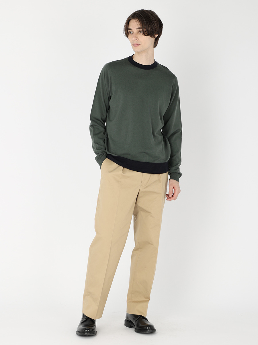 John smedley　ジョンスメドレー　クルーネックニット　メンズ