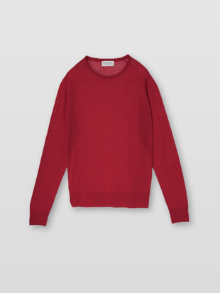 レディース 30G 長袖 クルーネックニット／VIVIENNE 【MODERN FIT】