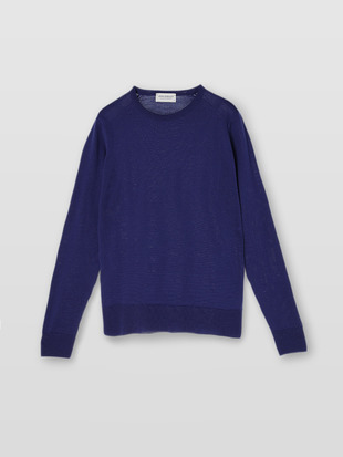 レディース 30G 長袖 クルーネックニット／VIVIENNE 【MODERN FIT】