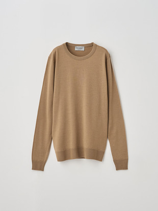 レディース 30G 長袖 クルーネックニット／VIVIENNE 【MODERN FIT】