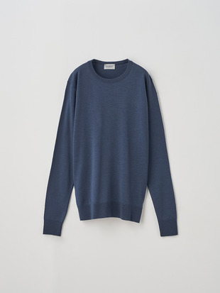 レディース 30G 長袖 クルーネックニット／VIVIENNE 【MODERN FIT】
