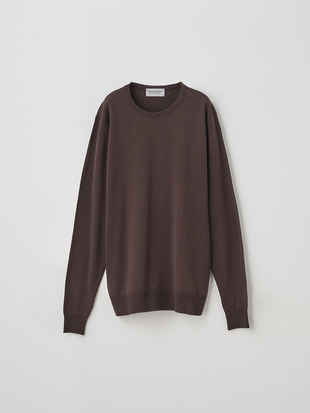 レディース 30G 長袖 クルーネックニット／VIVIENNE 【MODERN FIT】