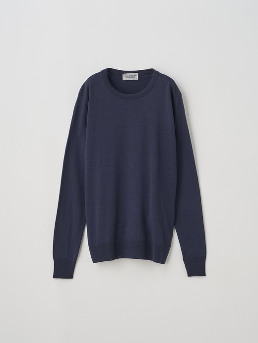 レディース 30G 長袖 クルーネックニット／VIVIENNE 【MODERN FIT】 詳細画像 MIDNIGHT 1