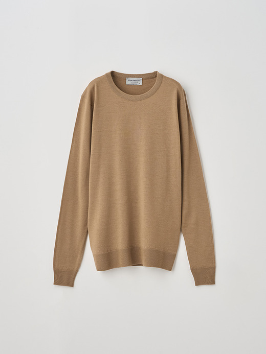 レディース 30G 長袖 クルーネックニット／VIVIENNE 【MODERN FIT】 詳細画像 NUTMEG 1