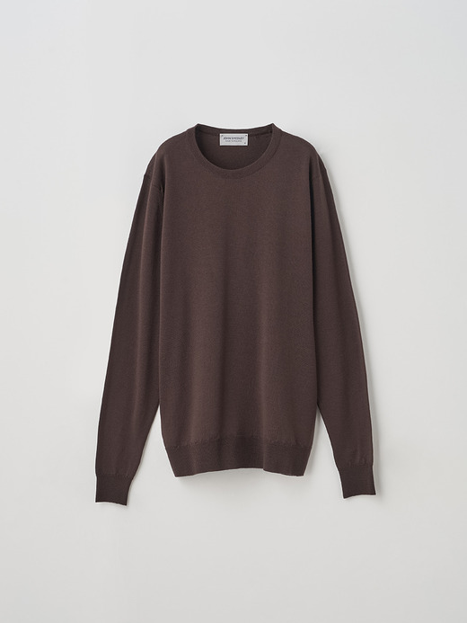レディース 30G 長袖 クルーネックニット／VIVIENNE 【MODERN FIT】 詳細画像 TRUFFLE 1