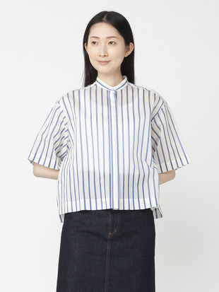 レディース クロップドシャツ