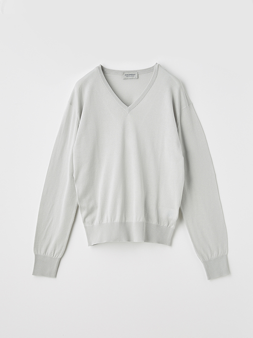 レディース 30G 長袖 Vネックニット【COMMON FIT】 詳細画像 CLOUD 1