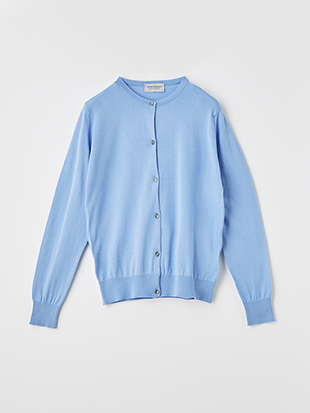 レディース 30G 長袖 クルーネックカーディガン【MODERN FIT】｜メンズ 