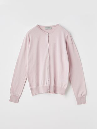 レディース 30G 長袖 クルーネックカーディガン【MODERN FIT】