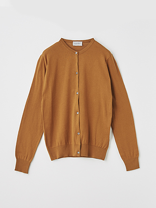 レディース 30G 長袖 クルーネックカーディガン【MODERN FIT】｜メンズ 