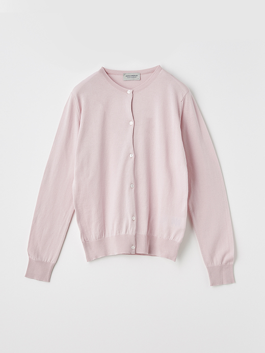 レディース 30G 長袖 クルーネックカーディガン【MODERN FIT】 詳細画像 CHALK PINK 1