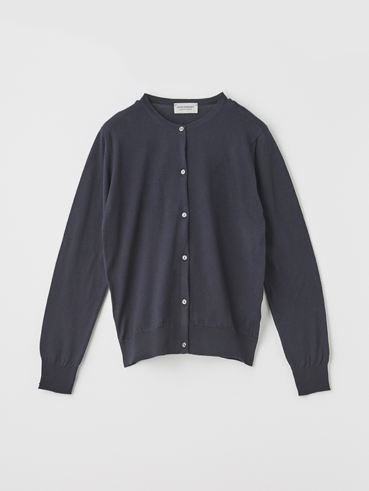レディース 30G 長袖 クルーネックカーディガン【MODERN FIT】 詳細画像 NAVY 1