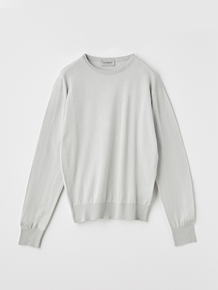 レディース 30G 長袖 クルーネックニット【COMMON FIT】