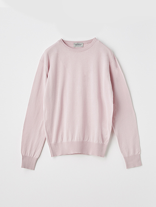 レディース 30G 長袖 クルーネックニット【COMMON FIT】