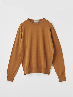 レディース 30G 長袖 クルーネックニット【COMMON FIT】