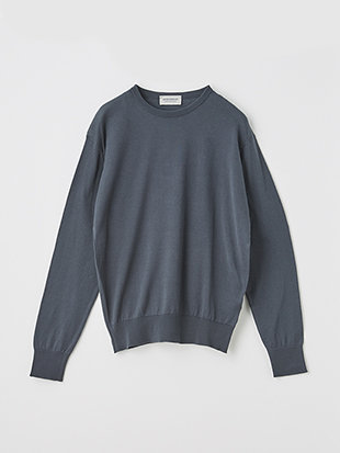 レディース 30G 長袖 クルーネックニット【COMMON FIT】