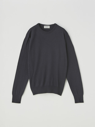 レディース 30G 長袖 クルーネックニット【COMMON FIT】