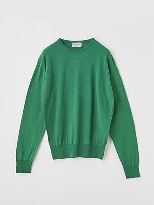 レディース 30G 長袖 クルーネックニット【COMMON FIT】
