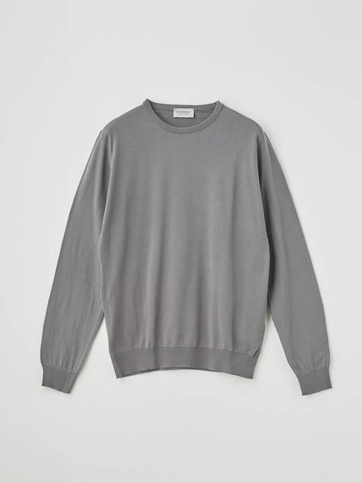 メンズ 30G 長袖 クルーネックニット【MODERN FIT】 詳細画像 COBBLE GREY 1