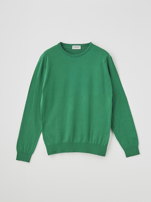 メンズ 30G 長袖 クルーネックニット【MODERN FIT】 詳細画像 SCOTCH GREEN 1