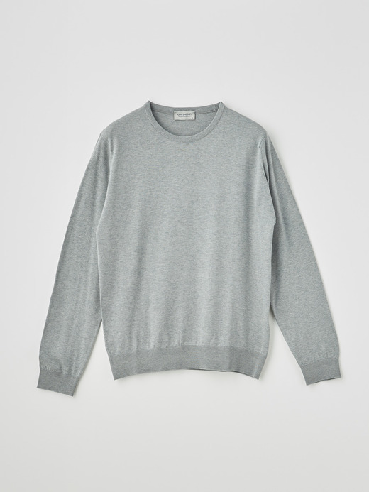 メンズ 30G 長袖 クルーネックニット【MODERN FIT】 詳細画像 SILVER 1
