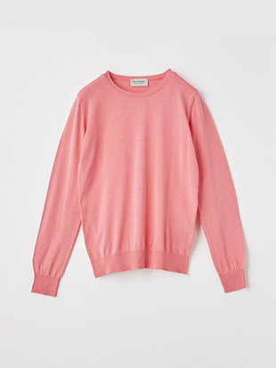 レディース 30G 長袖 クルーネックニット【MODERN FIT】