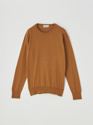 レディース 30G 長袖 クルーネックニット【MODERN FIT】