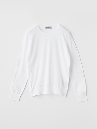 レディース 30G 長袖 クルーネックニット【MODERN FIT】