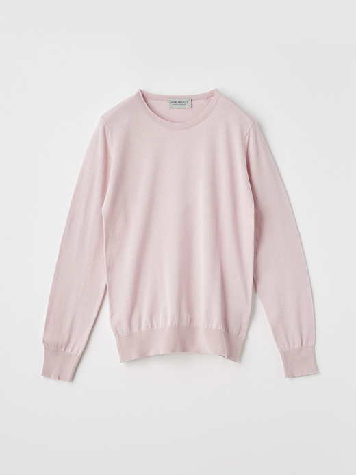 レディース 30G 長袖 クルーネックニット【MODERN FIT】 詳細画像 CHALK PINK 2