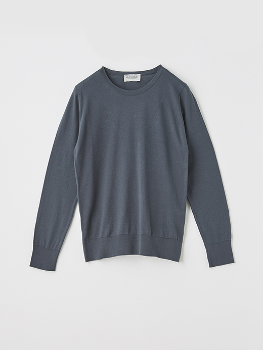 レディース 30G 長袖 クルーネックニット【MODERN FIT】 詳細画像 GRANITE 1