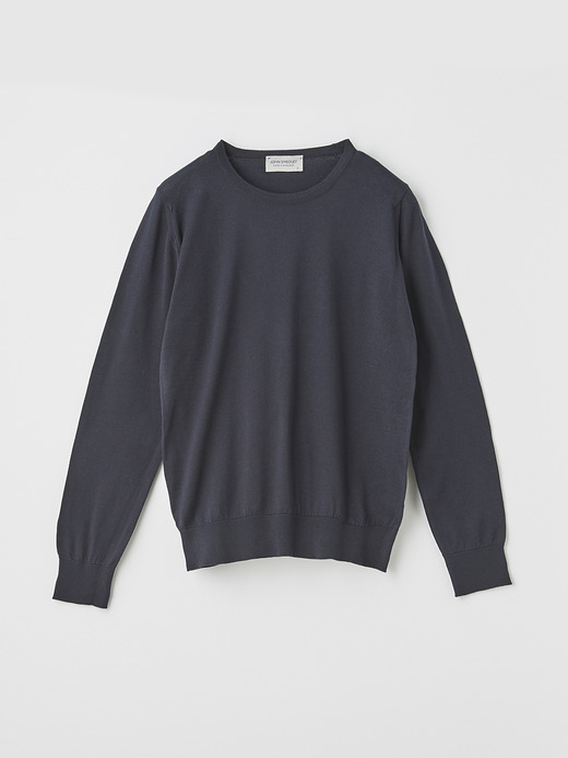 レディース 30G 長袖 クルーネックニット【MODERN FIT】 詳細画像 NAVY 1