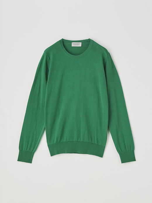 レディース 30G 長袖 クルーネックニット【MODERN FIT】 詳細画像 SCOTCH GREEN 1
