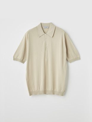 メンズ 30G 半袖 ニット ポロシャツ【EASY FIT】