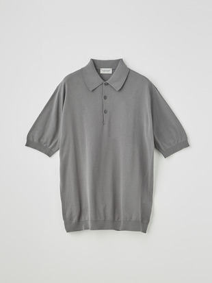 メンズ 30G 半袖 ニット ポロシャツ【EASY FIT】
