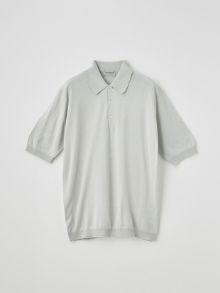 メンズ 30G 半袖 ニット ポロシャツ【EASY FIT】