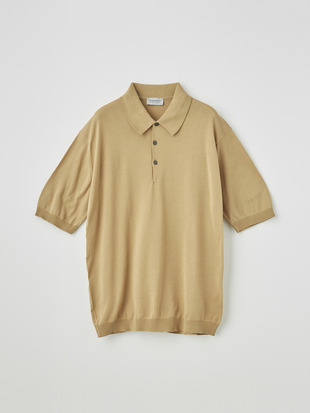 メンズ 30G 半袖 ニット ポロシャツ【EASY FIT】