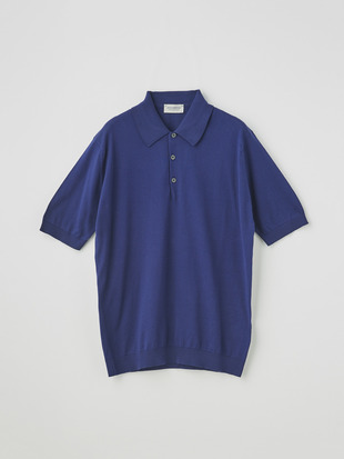 メンズ 30G 半袖 ニット ポロシャツ【EASY FIT】