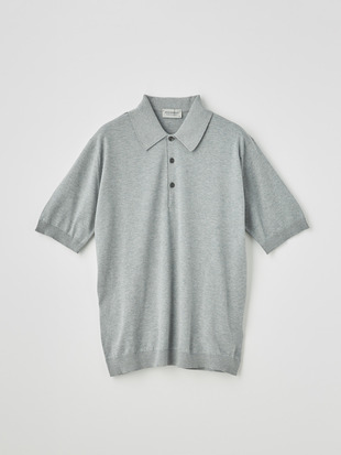 メンズ 30G 半袖 ニット ポロシャツ【EASY FIT】