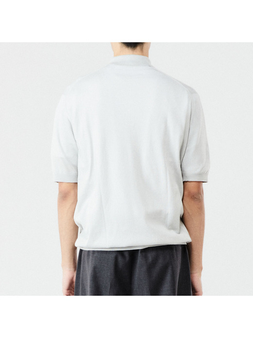 メンズ 30G 半袖 ニット ポロシャツ【EASY FIT】 詳細画像 CLOUD 5