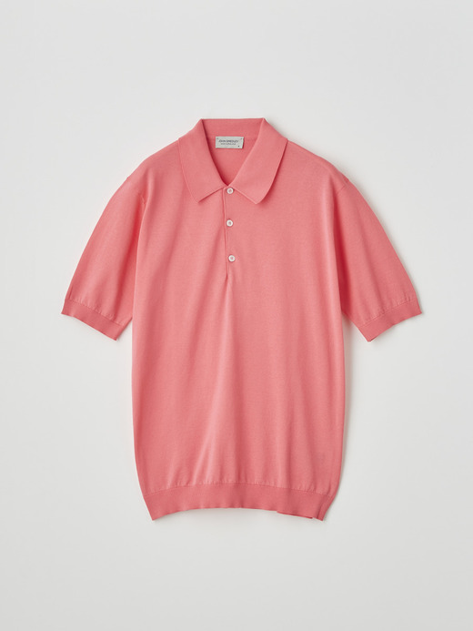 メンズ 30G 半袖 ニット ポロシャツ【EASY FIT】 詳細画像 FLAMINGO 1