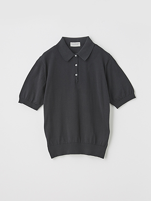 レディース 30G 半袖 ニットポロシャツ【COMMON FIT】