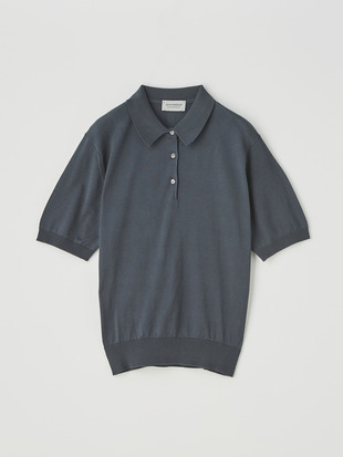 レディース 30G 半袖 ニットポロシャツ【COMMON FIT】