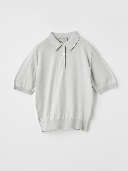 レディース 30G 半袖 ニットポロシャツ【COMMON FIT】 詳細画像 CLOUD 1