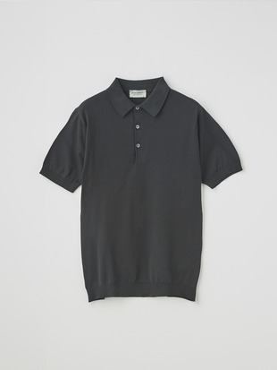 メンズ 30G 半袖 ニットポロシャツ【MODERN FIT】