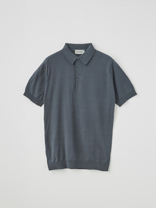 メンズ 30G 半袖 ニットポロシャツ【MODERN FIT】