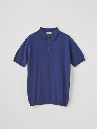 メンズ 30G 半袖 ニットポロシャツ【MODERN FIT】