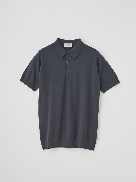メンズ 30G 半袖 ニットポロシャツ【MODERN FIT】 詳細画像 NAVY 1